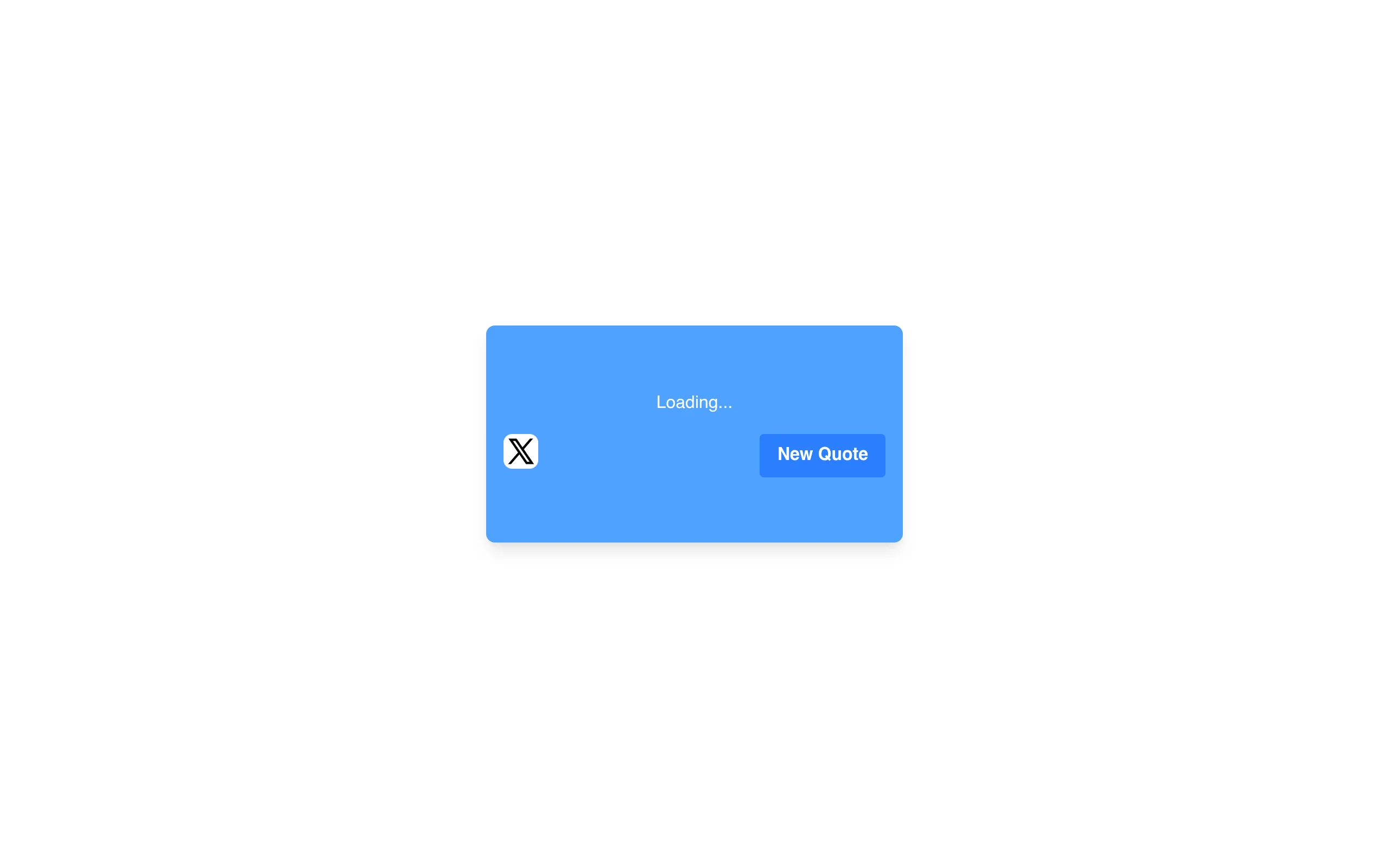Random Quote Generator website preview